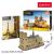 Cubicfun Notre Dame de Paris 3D Puzzle Box, fertiges Modell und National Geographic Broschüre mit Abmessungen