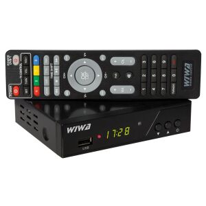 Wiwa TV tuner, H.265 PRO, DVB-T/T2, fekete
