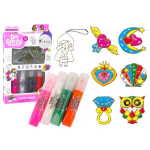 Ólomüveg medálok DIY 6db