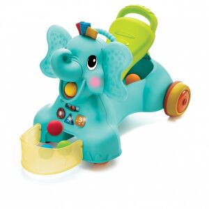 Infantino 217023 3-in-1-Elefant mit sensorischen Fähigkeiten 132749746 - Babywalker, Lauflernhilfen und Entwicklungsspiele für Kleinkinder