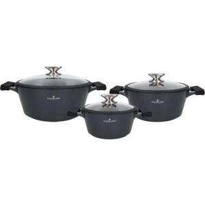 Zwieger Black Stone 6 darabos gránit bevonatú edénykészlet - Zwieger