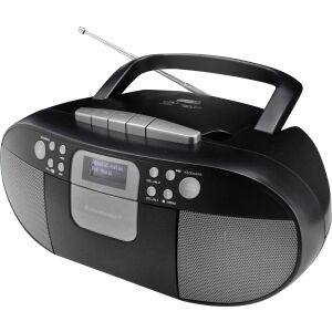 Soundmaster SCD7800 Analog și digital 3W DAB +, player MP3 negru FM 132753048 - Radiouri