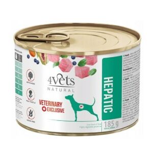 4VETS Natural Hepatic Dog - Nassfutter für Hunde - 185 g 132753857 - Hundefutter