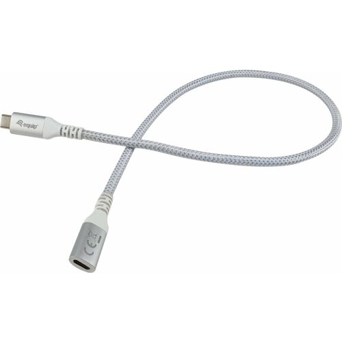 Kabel USB Equip USB-C - USB-C 0.5 m Biały (128375)