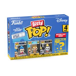 Buborékfólia 4 Bitty POP Disney varázsló Mickey figurák