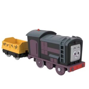 Thomas és barátai Dízel motorizált vonat tehervagonnal ferde nézet - Fisher Price