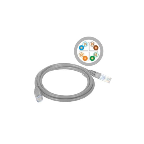 A-LANTEC Strukturierte Verkabelung Patchkabel UTP Cat.6, 7,0 m, grau