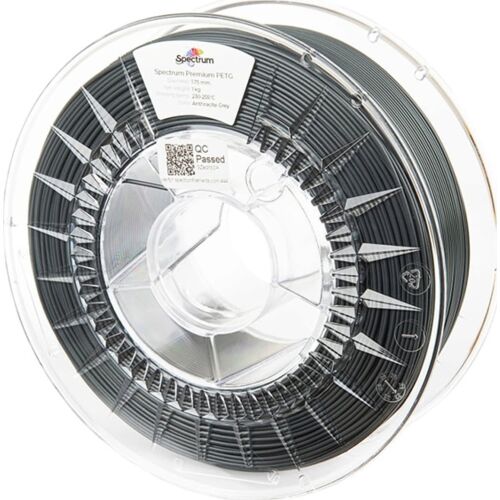 Filament do drukarki 3D Spectrum Premium PET-G, 1.75mm, 1kg, antracytowy szary