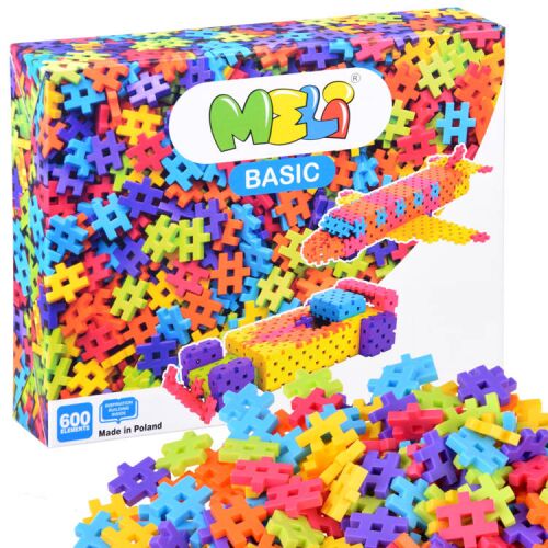 Set constructie creativa, Meli, Basic 600 piese 132775965