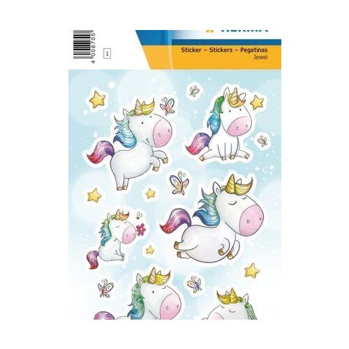 Herma Unicorn csillag szövet matricák, ékszer - 15402 132776630