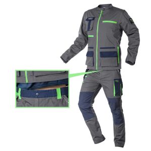 Pantaloni de lucru PREMIUM, 100% bumbac, ripstop, marime XXXL 132776853 - NEO Tools