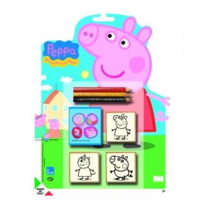 Peppa Pig - buborékfólia alakú bélyegek 3db