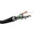 Goobay CAT 7 Netzwerkkabel für den Außenbereich, Kupfer, S/FTP (PiMF), Schwarz, 50 m, 53867 138858381