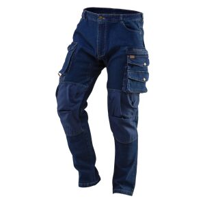 Pantaloni de lucru DENIM, intariri genunchi, marime XXXL 132781237 - NEO Tools