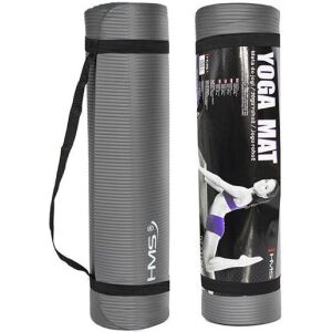 HMS jógaszőnyeg szürke 183x61x1cm (YM03)