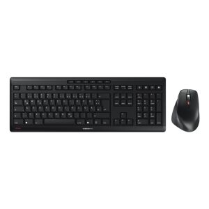 CHERRY Desktop STREAM COMFORT Wireless [DE] black Mouse+Keyboard, Fullsize, Silent 132788696 - Cherry