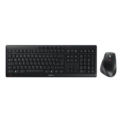 CHERRY Desktop STREAM COMFORT Wireless [DE] black Mouse+Keyboard, Fullsize, Silent 132788696