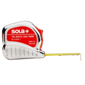 Sola TRI-MATIC 3m mérőszalag, visszahúzható zsebmérő - Sola