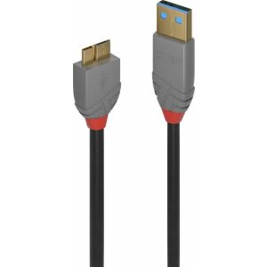 CABLE USB3.2 A TO MICRO-B 2M/ANTHRA 36767 LINDY 132789779 - Kabel USB