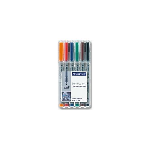 Aparat de prindere STAEDTLER Folienstift Lumocolor F nonperm 6St 132789903