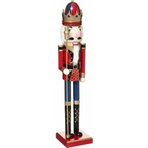 Atmosphera Diótörő figura, fa, 60 cm 132792851 - Szezonális dekoráció