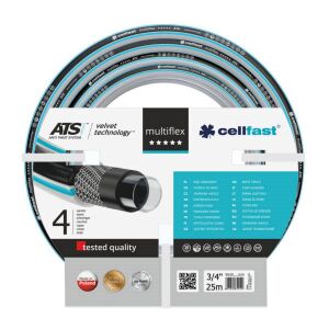 Cellfast Multiflex ATS VT 25m 3/4 hüvelykes kerti tömlő csomagolása - Cellfast