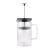 Leere Vialli Design Tulip 1000 ml French Press auf weißem Hintergrund