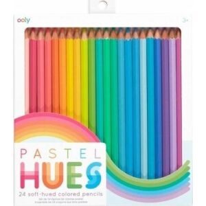 Ooly Pastel Hues 24 Buntstifte Set, weiche Pastellfarben zum Zeichnen und Skizzieren - Stifte & Bleistifte