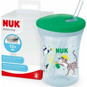 NUK Trinklernbecher Action Cup 230ml grün 132803072 - Füttern
