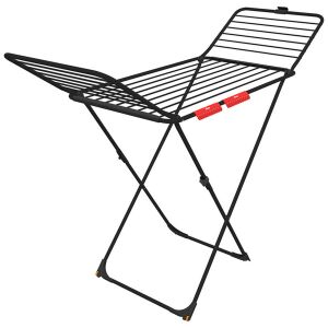 Uscător de rufe negru Vileda Extra Ultimate, deschis - Uscătoare de rufe