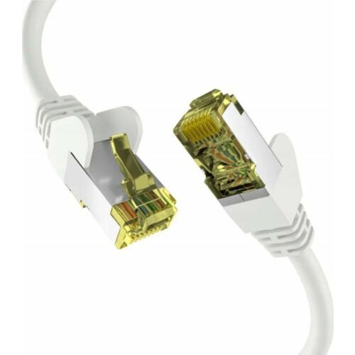 EFB Cat6a FEHÉR 5m S/FTP PIMF Patch Kábel RJ45 Csatlakozókkal - Hálózati kábel