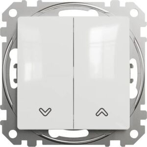 Întrerupător jaluzele alb Schneider Electric Sedna Design, control rulouri - Intrerupatoare