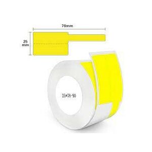 Niimbot Thermoetiketten R25*78-90 Gelb 132812819 - Niimbot