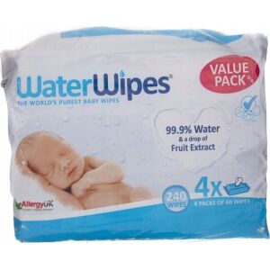 WaterWipes BIO Babatörlőkendő Value Csomag, 4x60db/csomag 132813552
