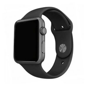 Czarny silikonowy pasek Mercury do Apple Watch 38/40/41mm - Mercury