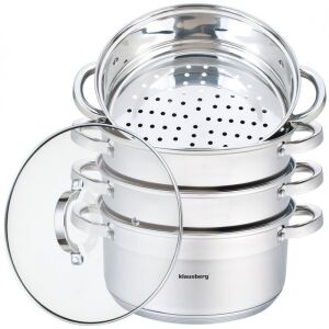 DAMPFTOPF KLAUSBERG 5-TLG. 24cm KB-7146 132817221 - Koch- & Backgeschirr