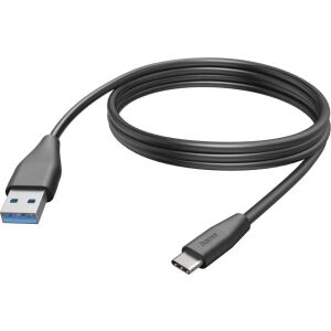 Kabel Hama USB-A do USB-C 3m, czarny, do transferu danych i ładowania - Komputer i akcesoria