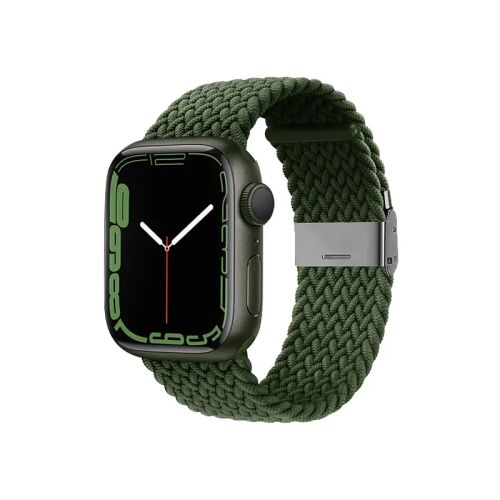 CRONG Pasek pleciony Wave Band do Apple Watch 38/40/41 mm (zielony) 132818497