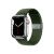 CRONG Wave Band fonott szíj Apple Watch 38/40/41 mm (zöld) 132818497