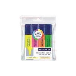 STAEDTLER Textmarker Textsurfer clas 4St gelb 132819988 - Schreibwaren