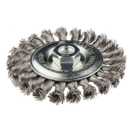 Grafit tárcsa drótkefe 115mm x M14 INOX - 57H596 132820662