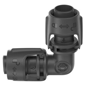 Micro-Drip-System L-Stück 13mm (1/2") (alb, 2 piese, Model 2023) 132824341 - Irigare