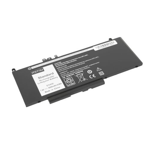 Mitsu Standard Laptop Akkumulátor Dell Latitude E5450, E5550-hez, 7.4V 5600mAh - Mitsu