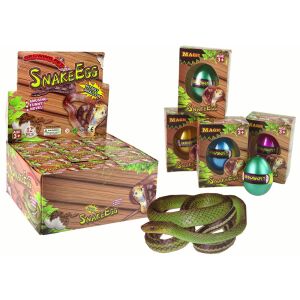 Varázslatos Kígyótojás játékok kikelt kígyóval, kelő növekvő háziállat - Lean Toys