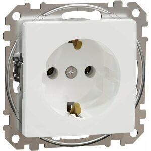 Soclu Schuko, alb, Sedna Design si Elements SDD111025 132837038 - Conectori și mufe
