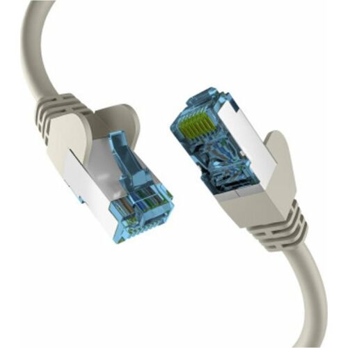 EFB RJ45 Cat7 crossover kábel, 2m szürke patch kábel hálózatépítéshez - UTP kábel