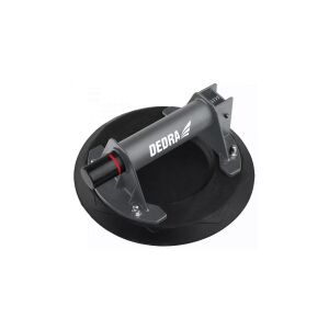 Tapadókorong vákuumszivattyúval, Dedra, 200 mm, Max 100 kg, fekete