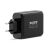 Port Designs 120W GaN Charger USB-C &amp; USB-A Power Delivery and Quick Charge Fekete, Töltő 132839583