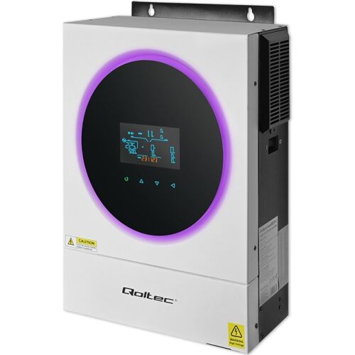 Qoltec hibrid napelemes inverter off-grid 6kVA| 6kW | 120A | MPPT | LCD | Wi-Fi | BMS | Sinus 136180325