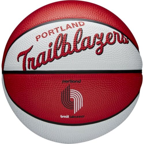 Kosárlabda, Wilson, gumi, NBA-csapat, Portland Trail Blazers, 18 cm, fehér/piros